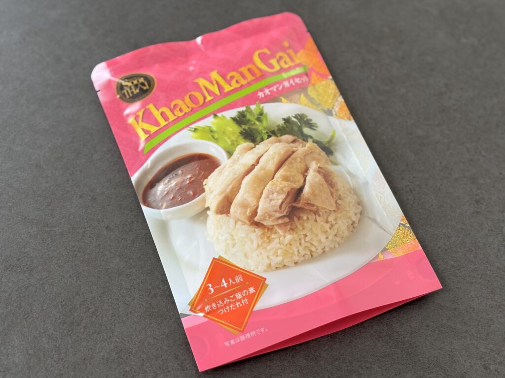 カルディのカオマンガイセット(130g)のパッケージ写真