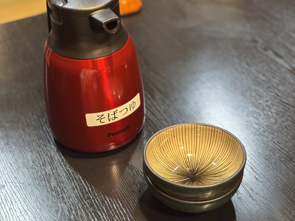 瓦そばの特性そばつゆ