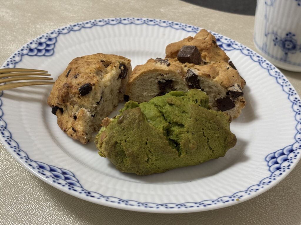 スコーンを食べたときの食事の組み合わせ写真アップバージョン