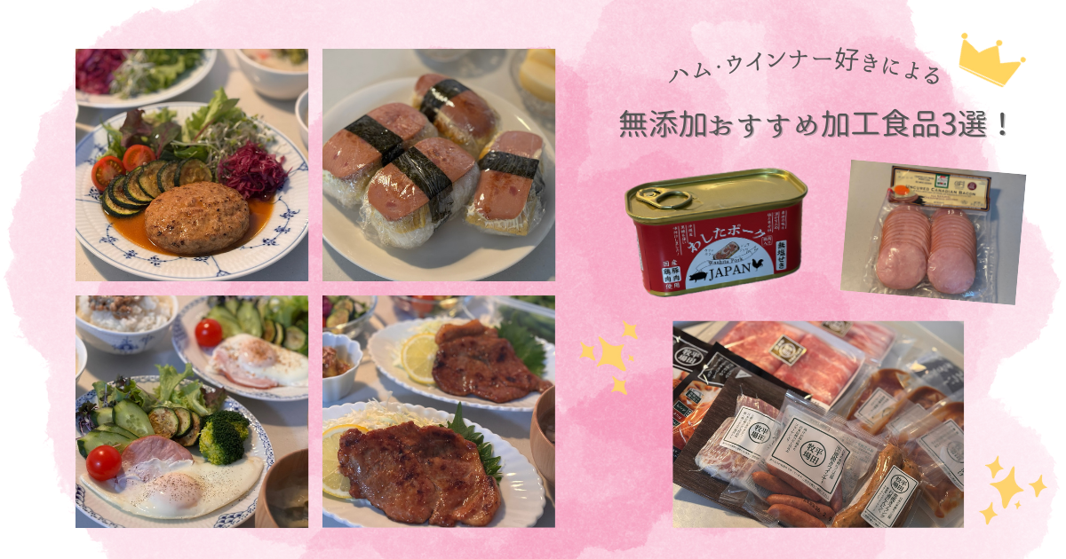 加工食品３選食レポブログトップ画像