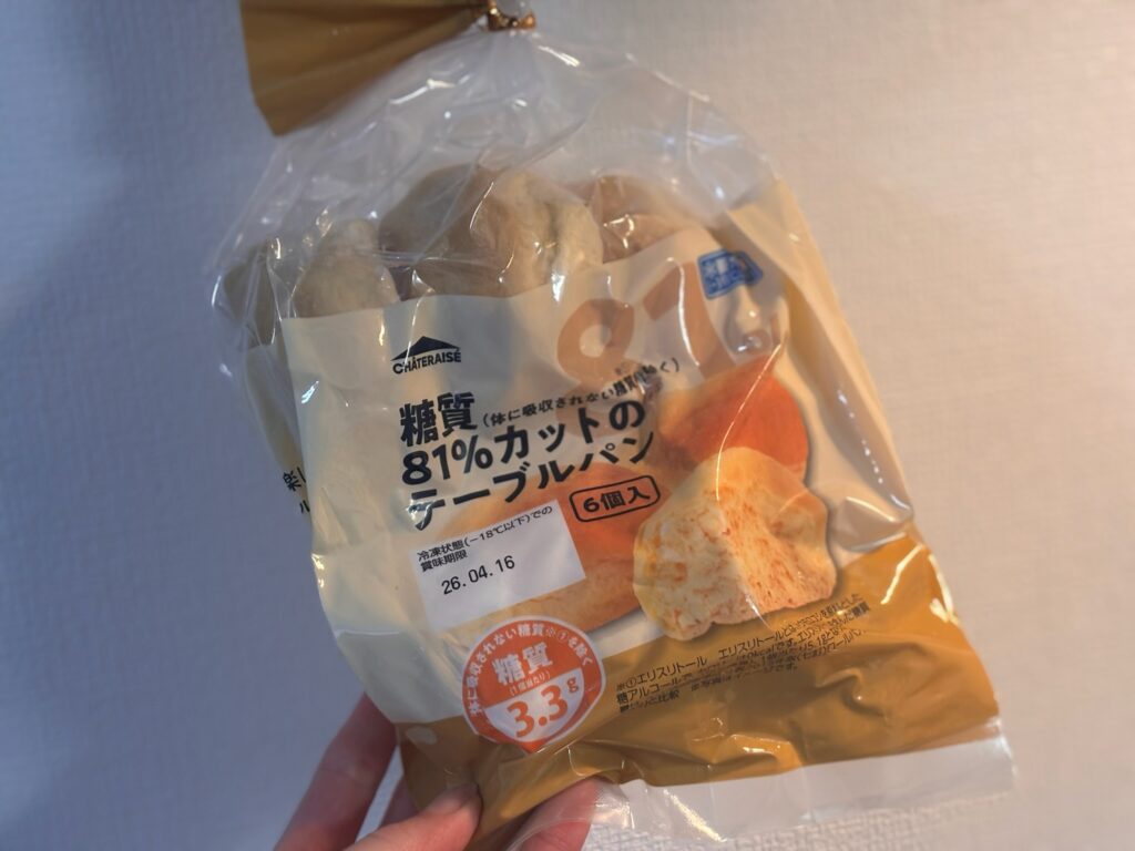 糖質８１%カットのテーブル食パンの写真