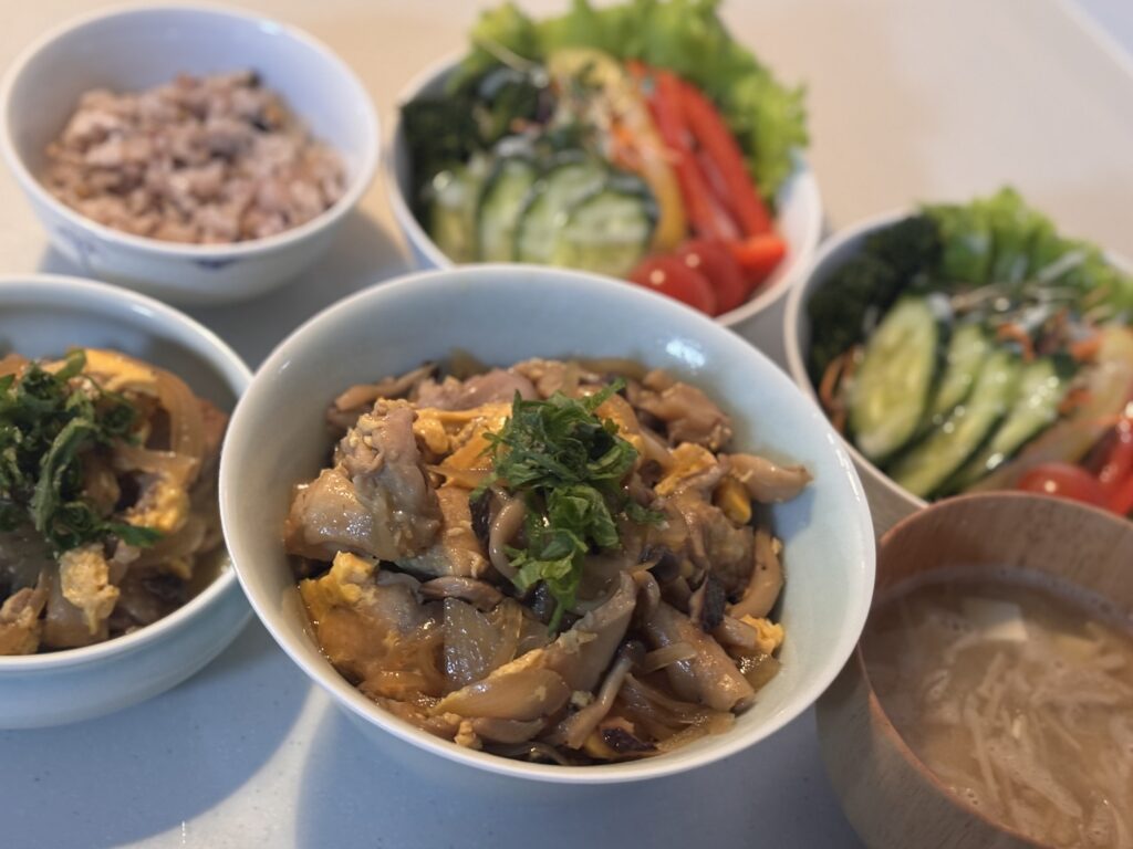 夜ごはんの写真（親子煮）