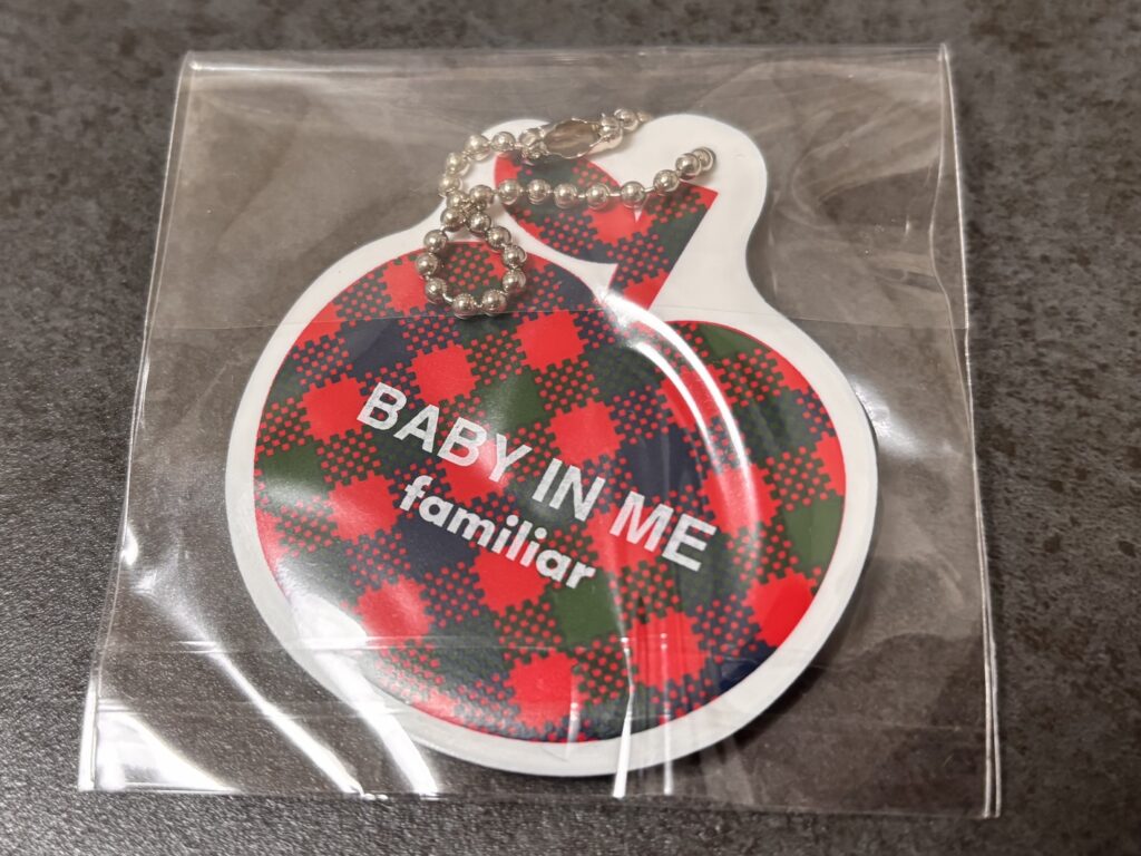 オリジナルマタニティマークの写真（裏）