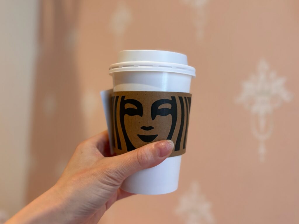 持ち込みOKされた念願のスタバディカフェ