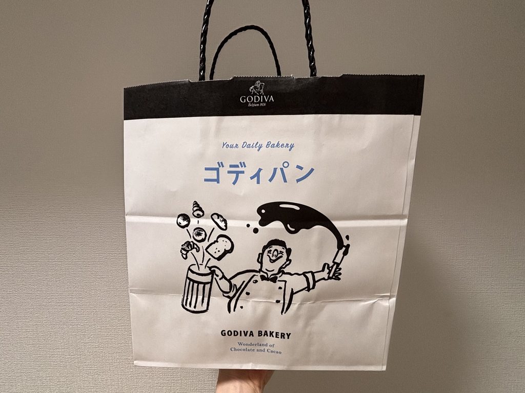 55円で購入した手提げ紙袋